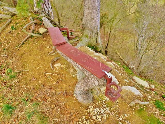 Kunvald - výhledové místo nad údolím Rokytenky