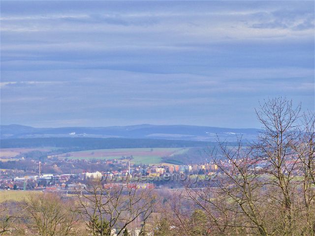 Doudleby nad Orlicí - pohled ze silnice k Vrbici na Vamberk