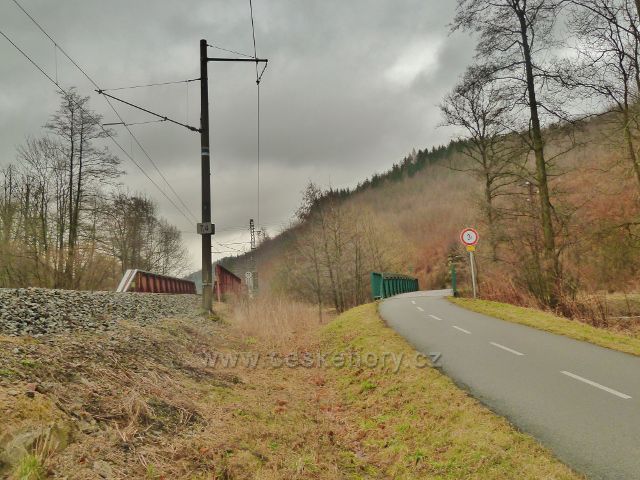 Lanšperk - "mosty", cyklostezka z Černovíru