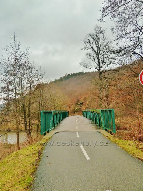 Lanšperk - most přes Tichou Orlici na cyklostezce z Černovíru