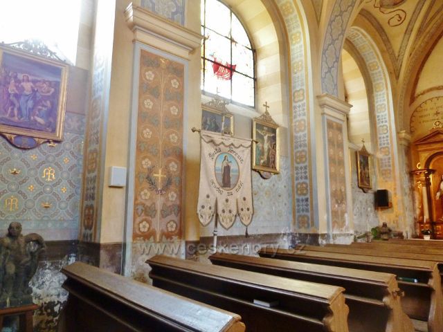 Homol - interiér kostela