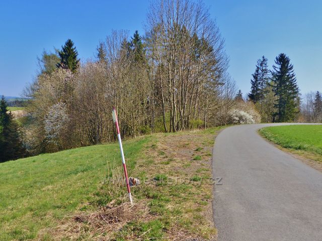 Lukavice - vrchol Zákopanka 485 m.n.m.