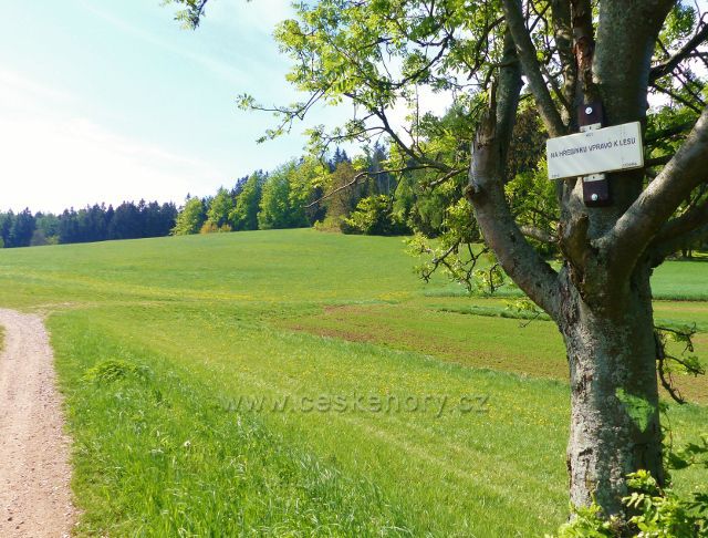 Hejnice - turistická informační tabulka u cesty po červené TZ na Žampach