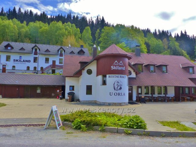 Petříkov - Skiland, restaurace U Orla je jedno z novějších zařízení v této oblasti pro turisty