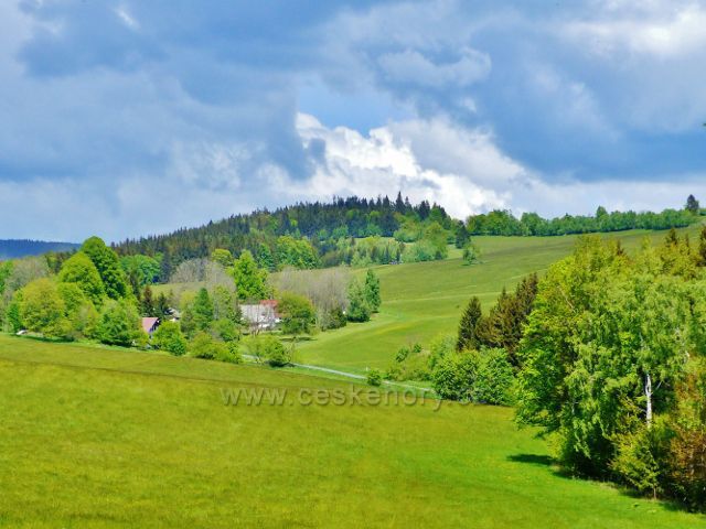 Holý vrch nad Kronfelzovem 852 m.n.m.
