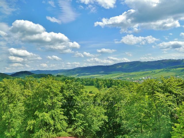 Rožnov pod Radhoštěm - pohled z Jurkovičovy rozhledny