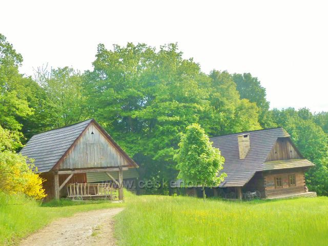 Rožnov pod Radhoštěm - Valašská dědina - chalupa z Valašské Polanky