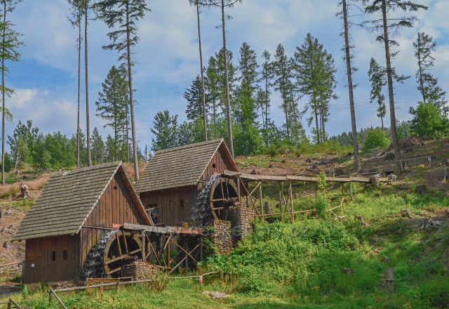 Skanzen ve Zlatých Horách
