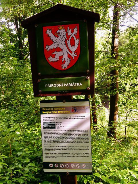 Přírodní památka "Koryto řeky Ostravice"