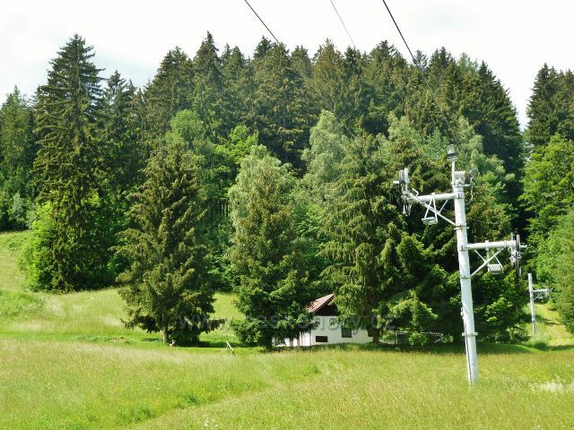 Jablonné nad Orlicí - na Malův kopec vede lyžařský vlek