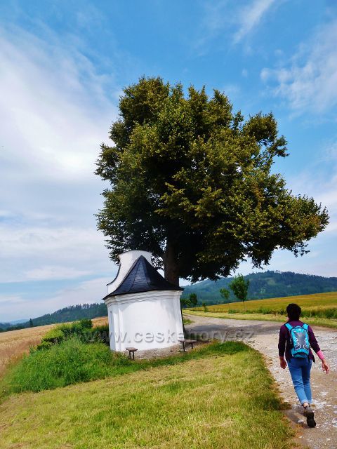 Bludov - kaple Nejsvětější Trojice u cesty k Bludovečku