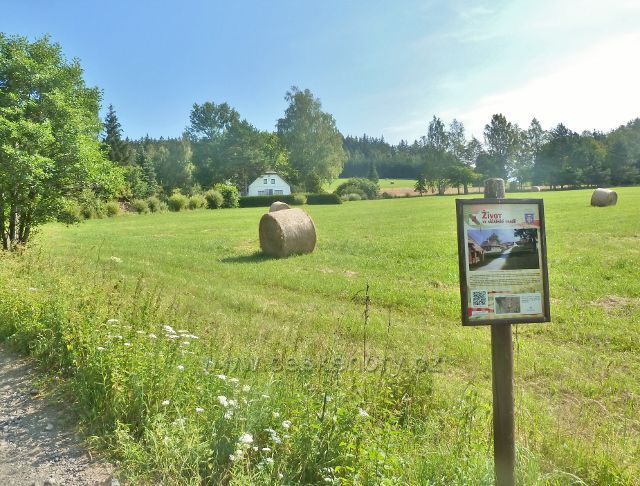 České Milovy - areál bývalé sklářské osady