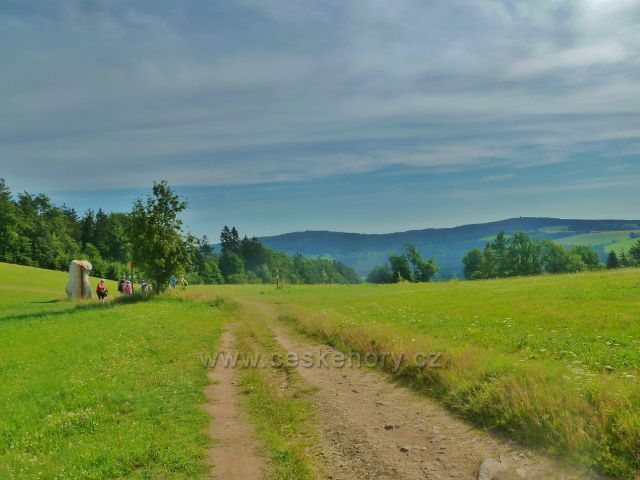Sněžné - cesta do sedla pod Dráteničkama
