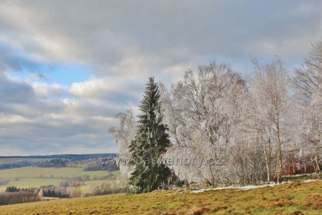 Niemojów - pohled k Vrchní Orlici