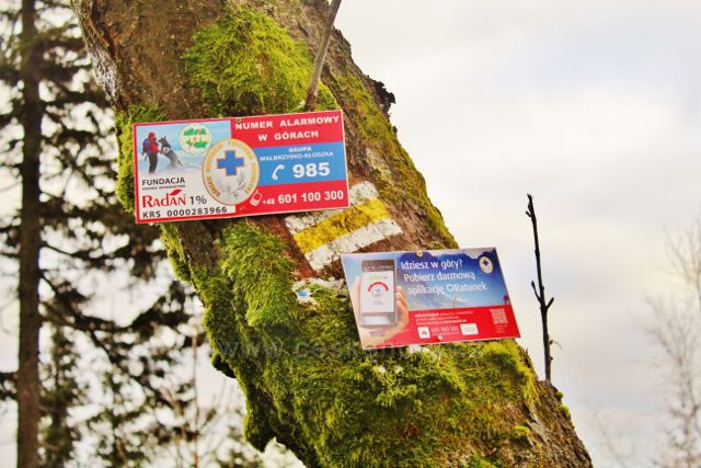 Niemojów - informační tabulky pod rozhlednou Czerniec