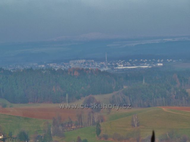 Pohled ze Žampachu na Žamberk