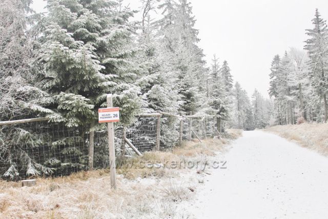 Spalona - polské značení protipožárních dojezdových stanovišť