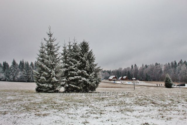 Spalona - sportovní areál nad turistickou chatou Jagodna