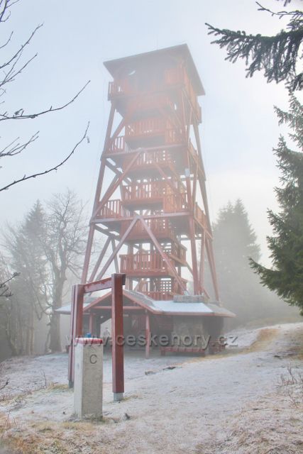 Olešnice v O,h. -polská rozhledna na Vrchmezí