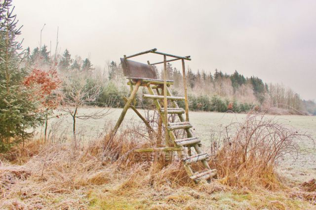 Písečná - posed nad cestou k Záhořskému rybníku