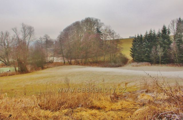 Písečná - před Záhořským rybníkem