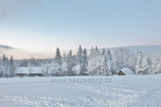 Panské pole - pohled od pěchotního srubu "Na Holém" k Haničce