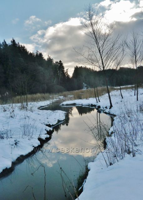 Písečná - přítok Potočnice do rybníku v Šušku