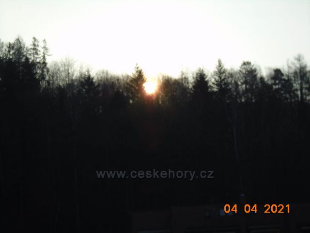 Východ slunce v Luhačovicích