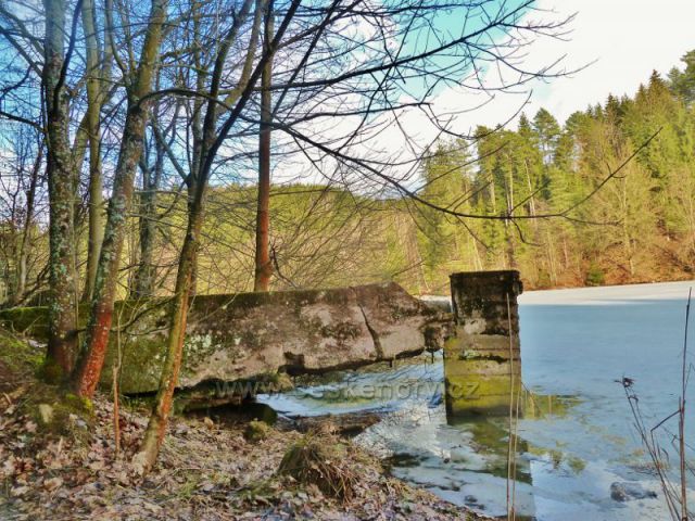 Písečná - tady stával mlýn v Šušku