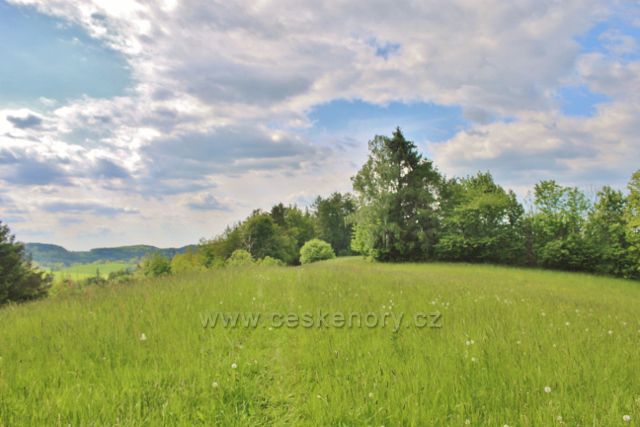 Písečná - hřeben vrchu Hůra