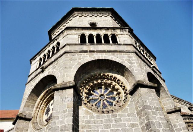 Detail bazilika sv. Prokopa - Třebíč