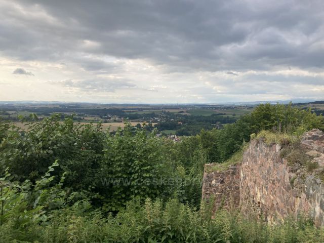 Výhled z hradu Potštejn