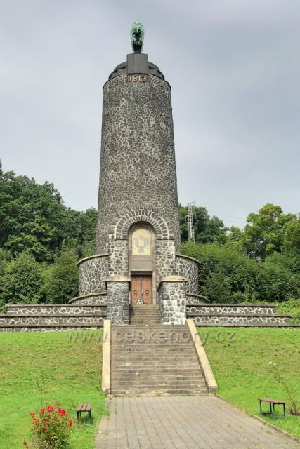 Chlumec, Ústecký kraj, památník bitvy 1813
