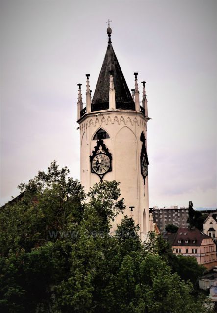 Teplice v Čechách - detail věže