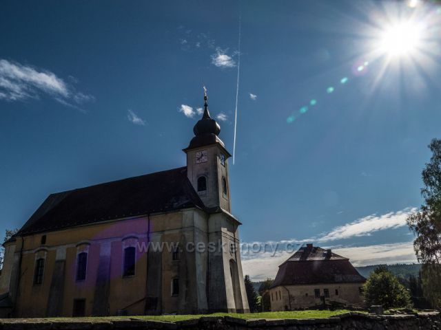 Nejsevernější český kostel v Lobendavě