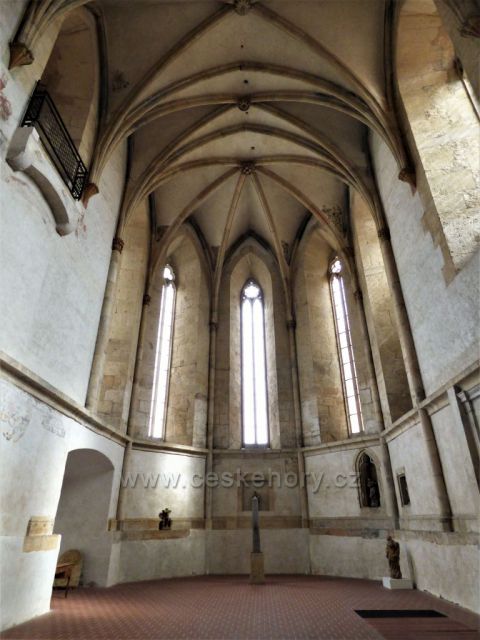 Interiéry kostela 
sv. Kateřiny v Chomutově