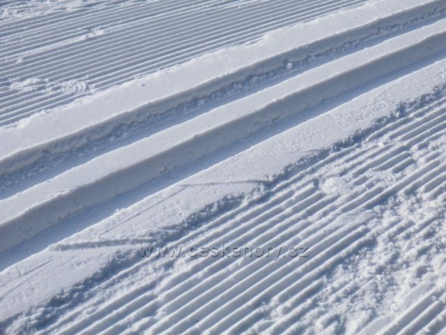 Právě upravená stopa