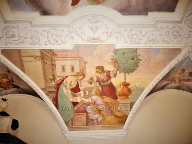 Interiéry Trojského zámku