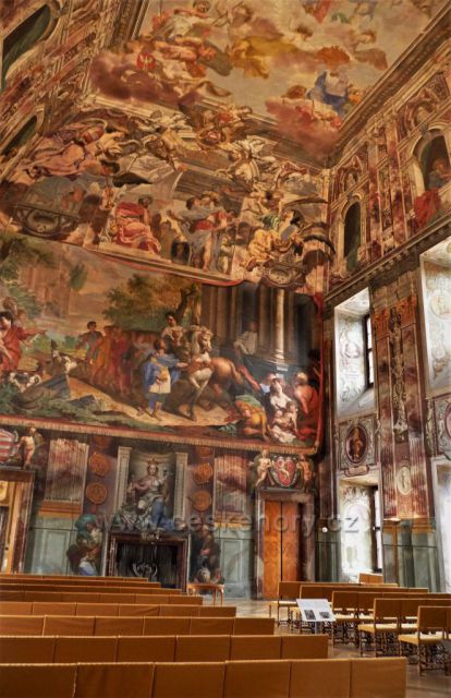 Interiéry Trojského zámku