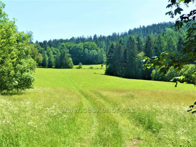 Pastvina s posedem pod hájovnou U třech tabulo