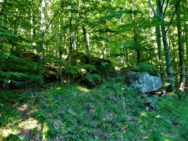 Skalnaté úbočí Tišiny