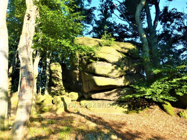 Skalní útvar nad Bartlovo boudou