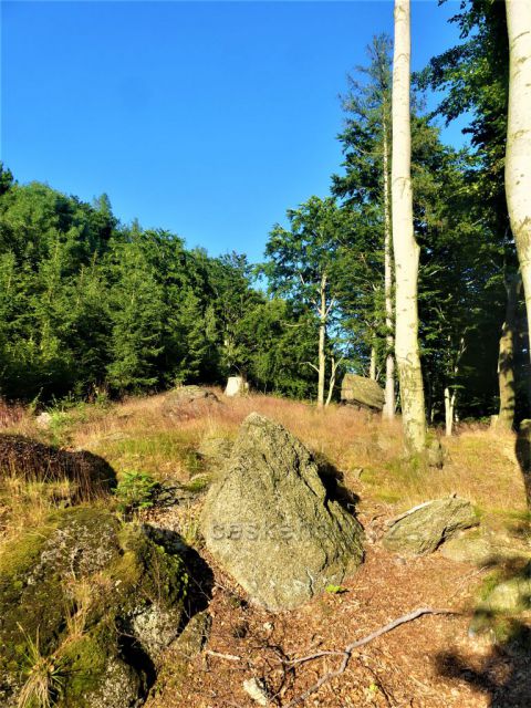 Skalní útvar nad Bartlovo boudou