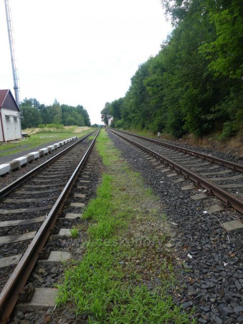 Bílý Potok pod Smrkem - koleje do Hejnic