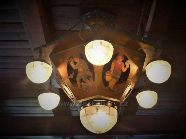 Jizerské hory - Jizerka, interiér hotelu Pyramida.