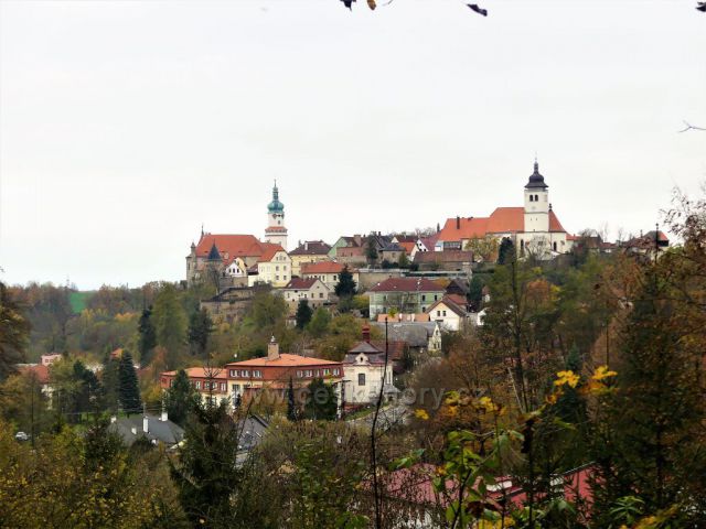 Nové Město nad Metují.
Pohled z vyhlídky Český Betlém.