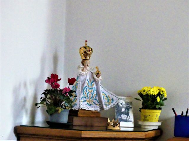 Bohdašín. Interiér Betlémské  kapličky v Rokoli.