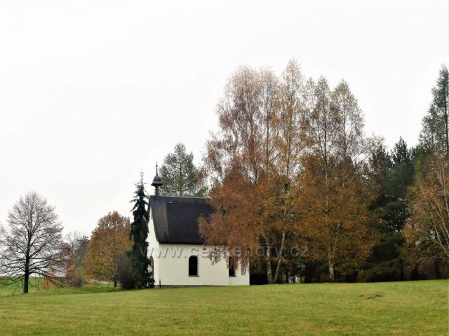 Bohdašín. Betlémská kaplička  v areálu poutního místa Rokole.