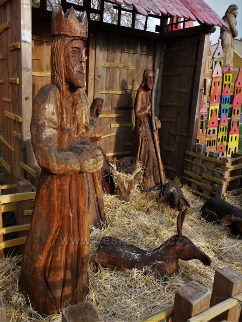 Dřevěný betlém
v Proboštově
