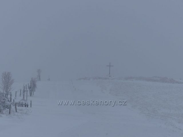 Pohled k vrcholu vrchu Polom